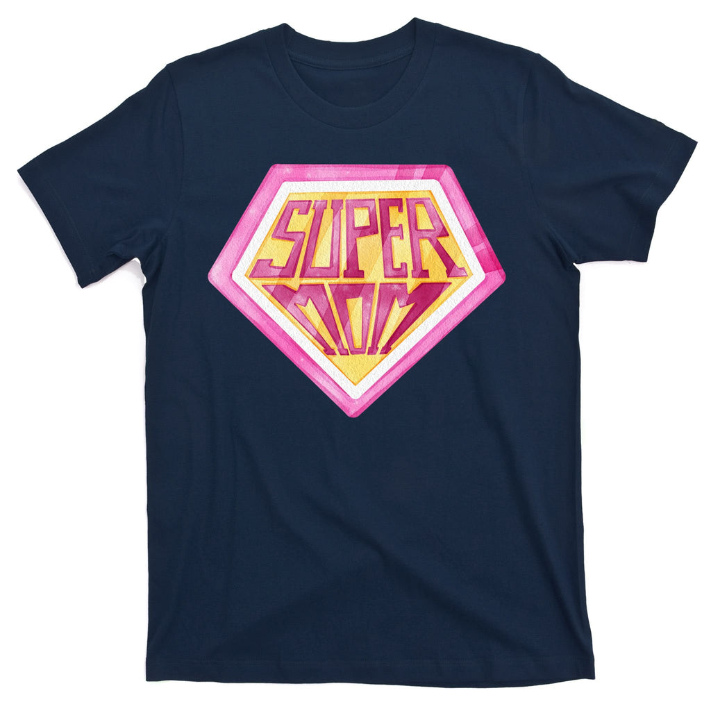 Cute Retro Super Mom Gift For Mother T-Shirt