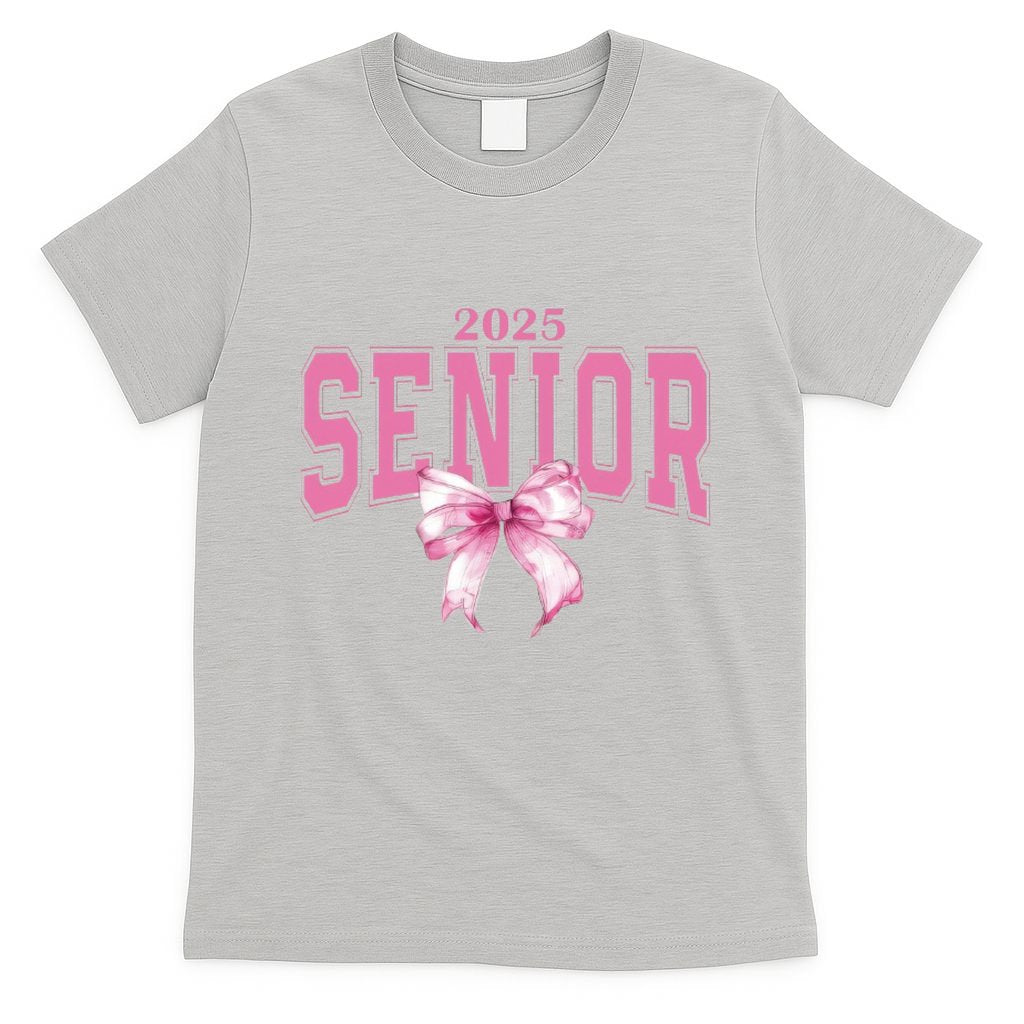 Coquette Senior 2025 Back To School Bow Senior 2025 T-Shirt