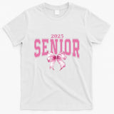Coquette Senior 2025 Back To School Bow Senior 2025 T-Shirt