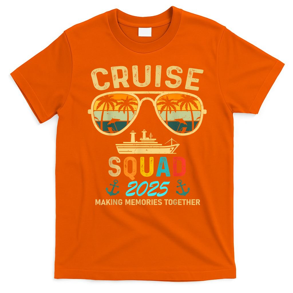 Cruise Squad 2025 Family Couple Matching Summer Vacation T-Shirt