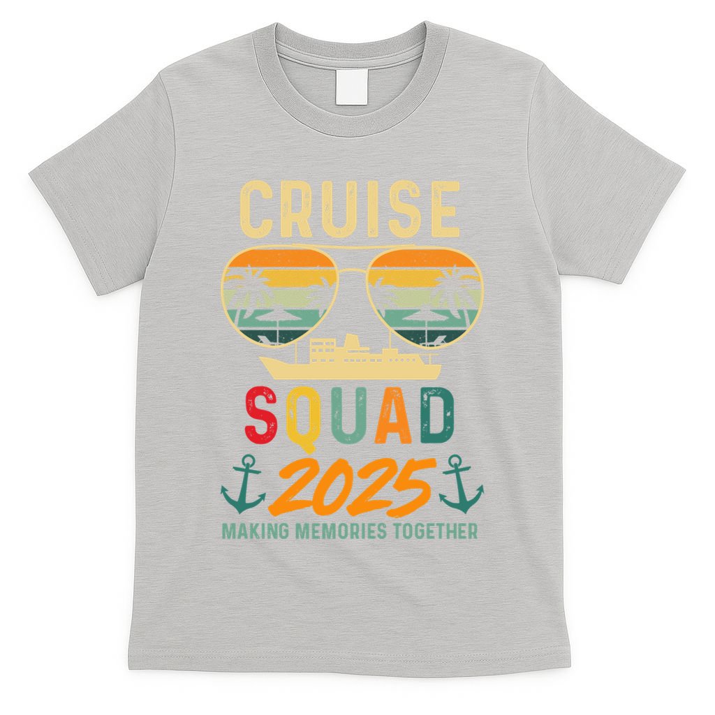 Cruise Squad 2025 Family Vacation Matching Group Summer Gift T-Shirt