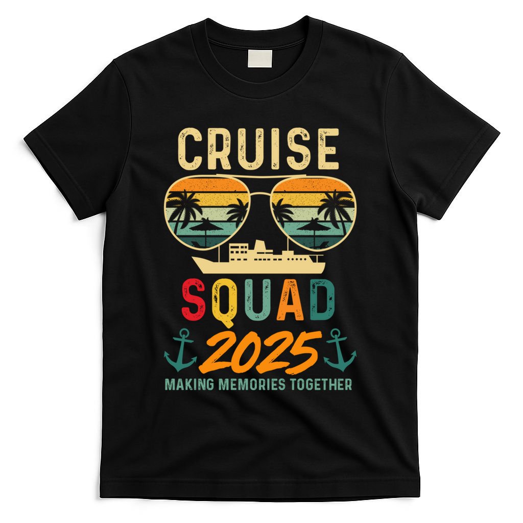 Cruise Squad 2025 Family Vacation Matching Group Summer Gift T-Shirt