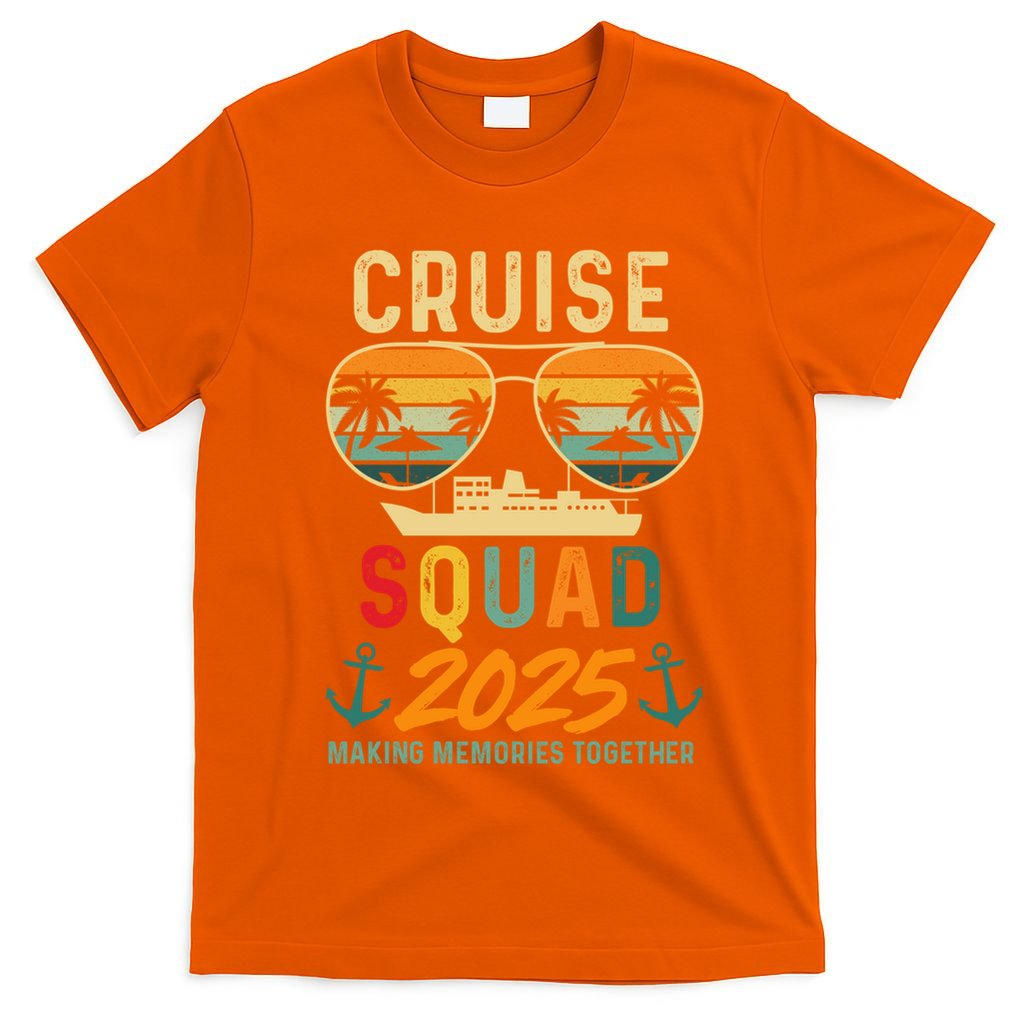 Cruise Squad 2025 Family Vacation Matching Group Summer Gift T-Shirt