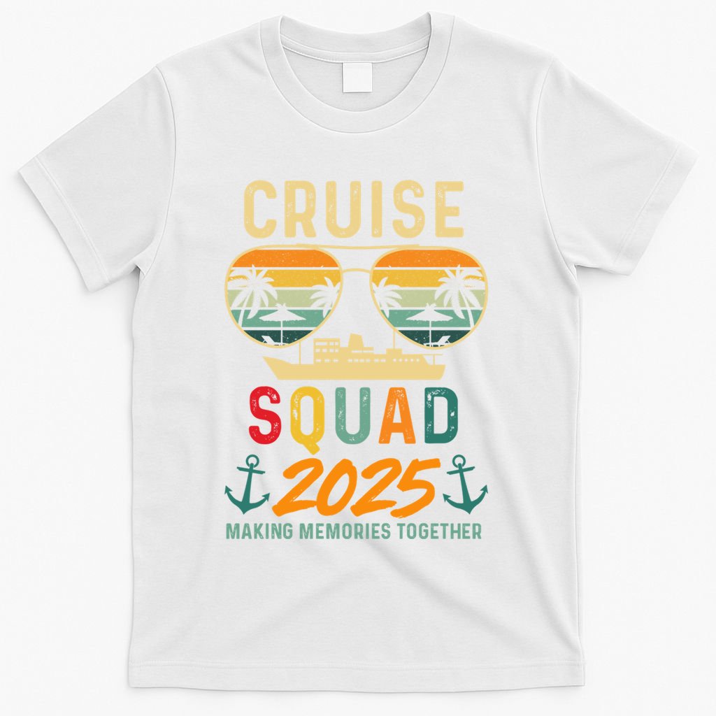 Cruise Squad 2025 Family Vacation Matching Group Summer Gift T-Shirt