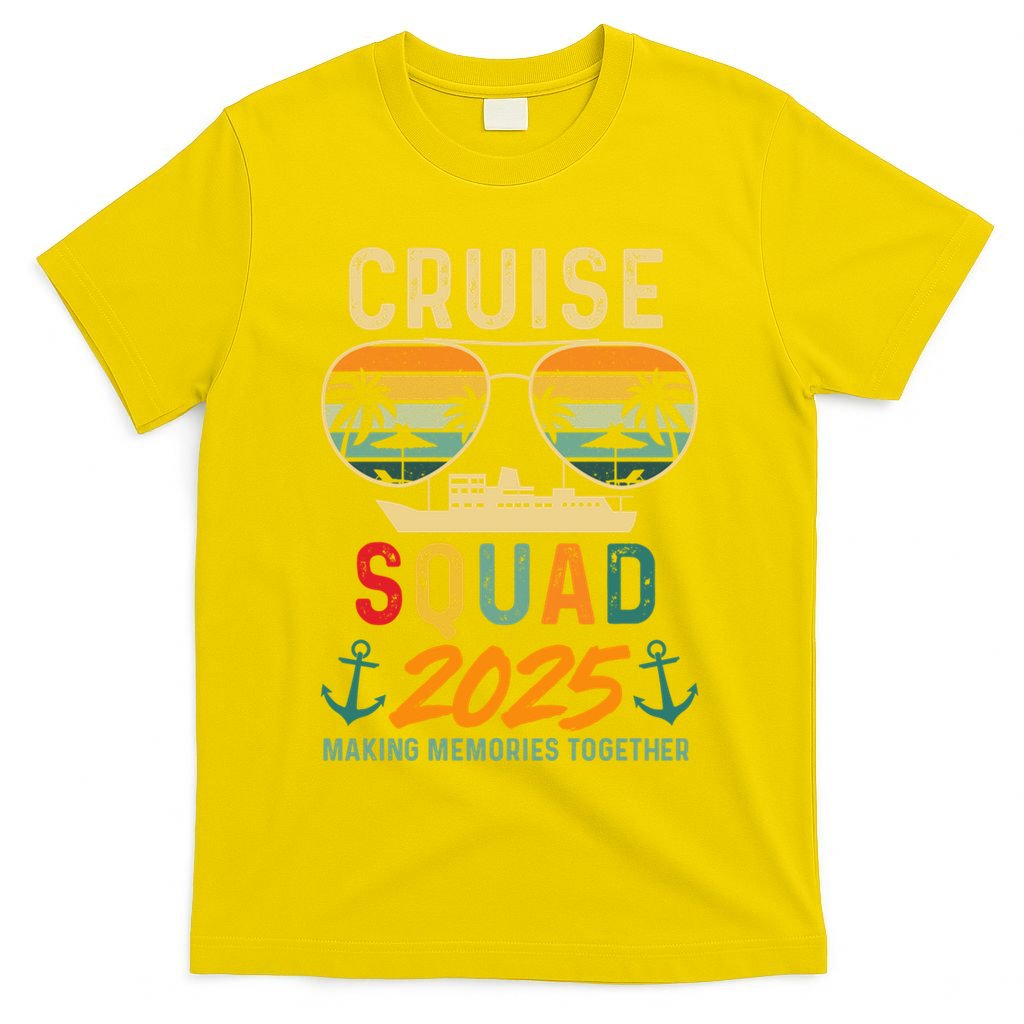 Cruise Squad 2025 Family Vacation Matching Group Summer Gift T-Shirt
