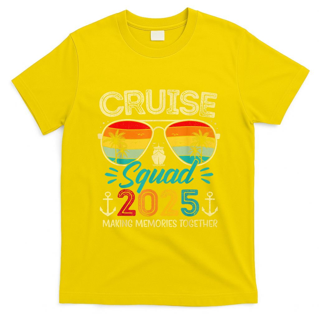 Cruise Squad 2025 Family Group Matching Summer Vacation T-Shirt