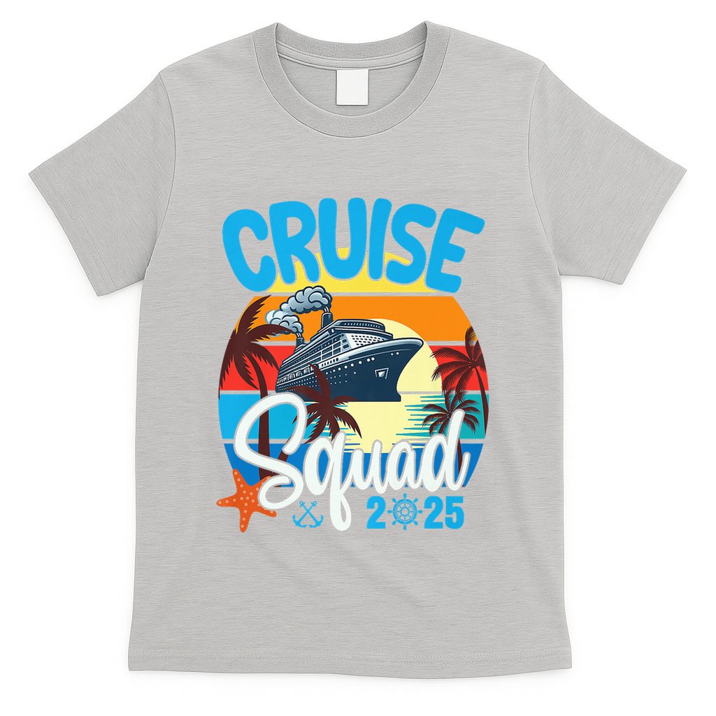 Cruise Squad 2025 Family Vacation Cruise Trip Group Summer T-Shirt
