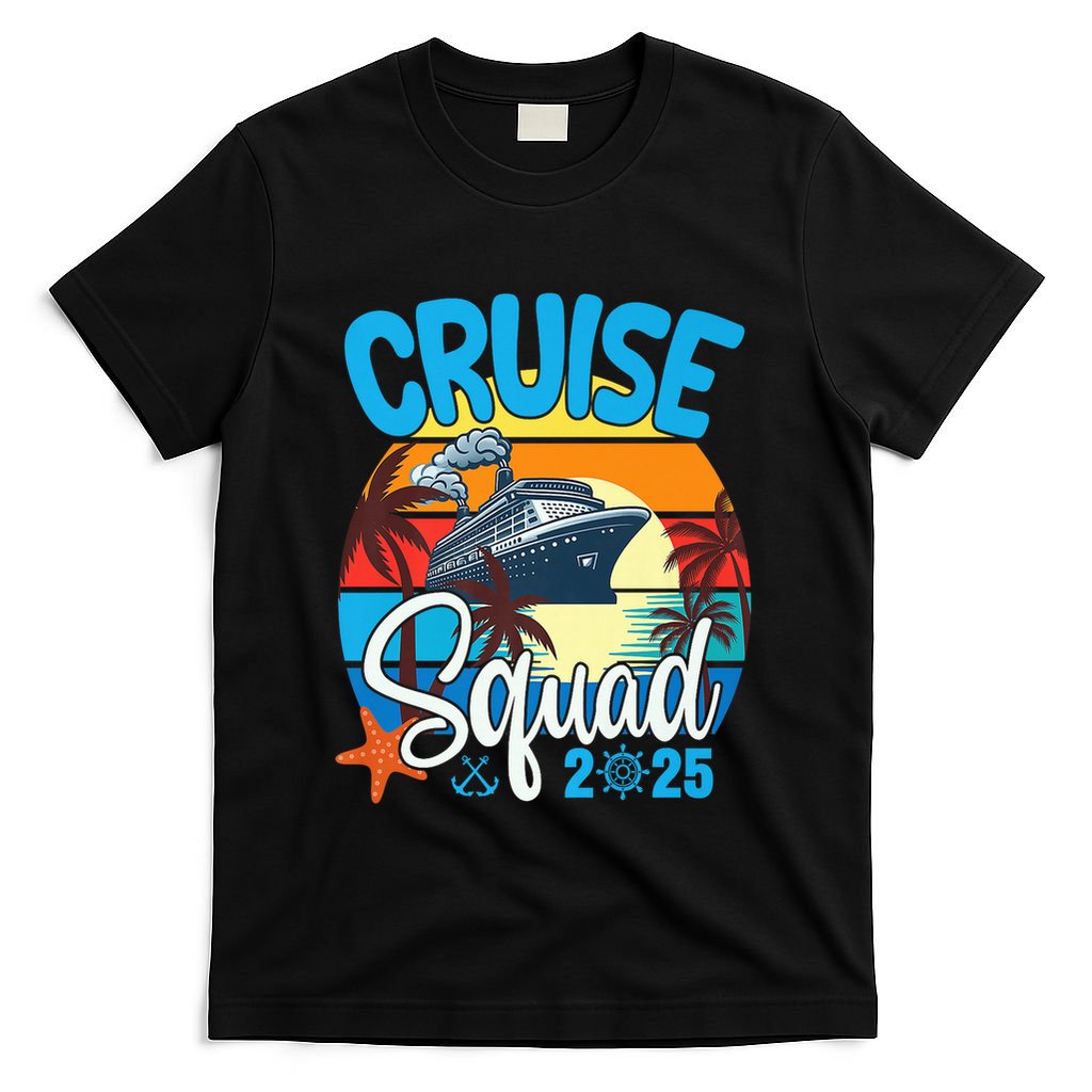 Cruise Squad 2025 Family Vacation Cruise Trip Group Summer T-Shirt