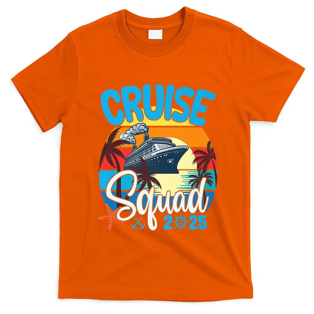 Cruise Squad 2025 Family Vacation Cruise Trip Group Summer T-Shirt