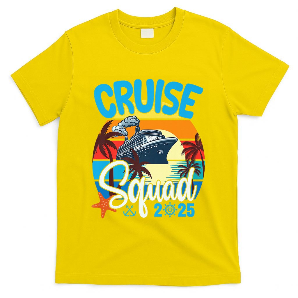 Cruise Squad 2025 Family Vacation Cruise Trip Group Summer T-Shirt