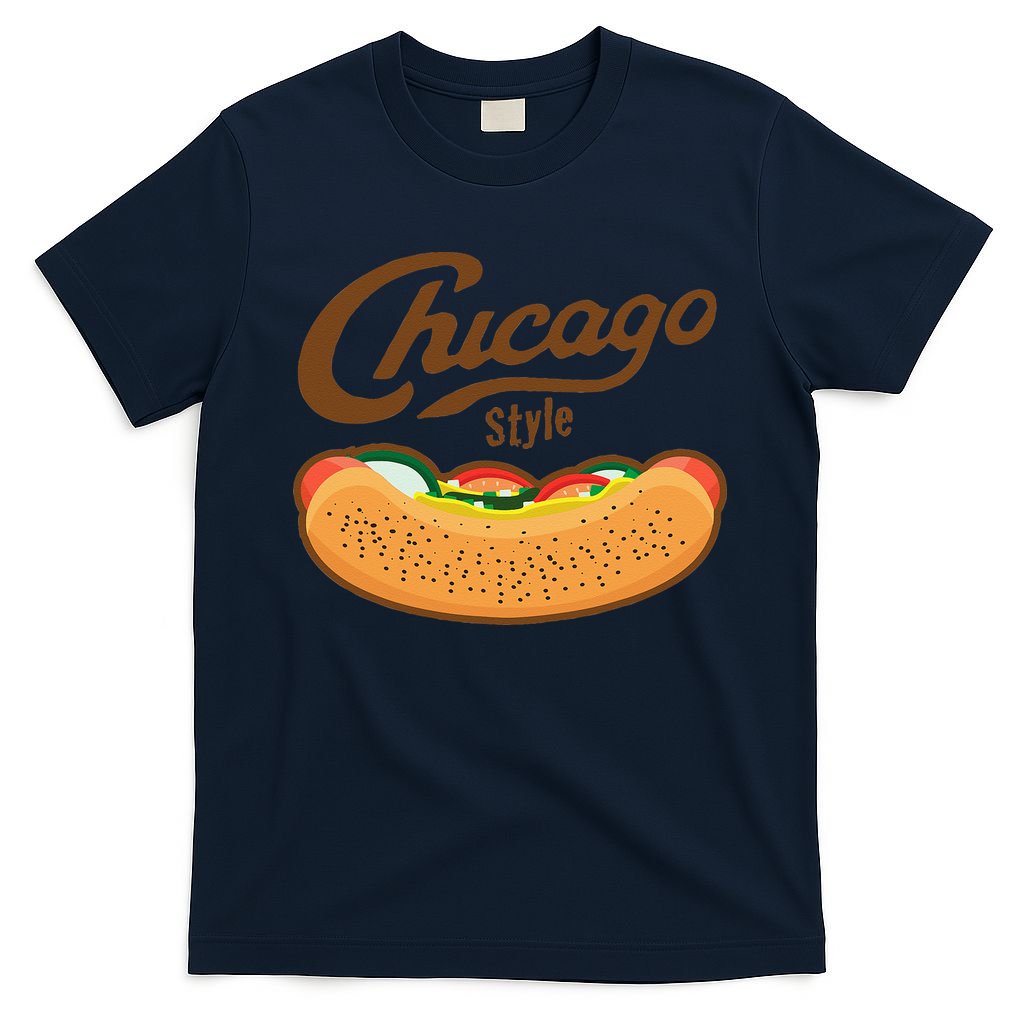 Chicago Style Hot Dog Summer T-Shirt