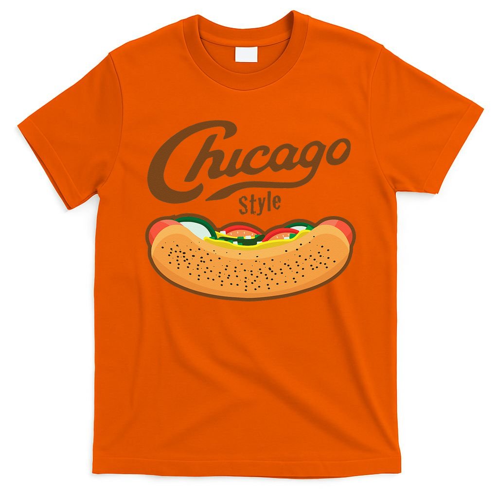 Chicago Style Hot Dog Summer T-Shirt