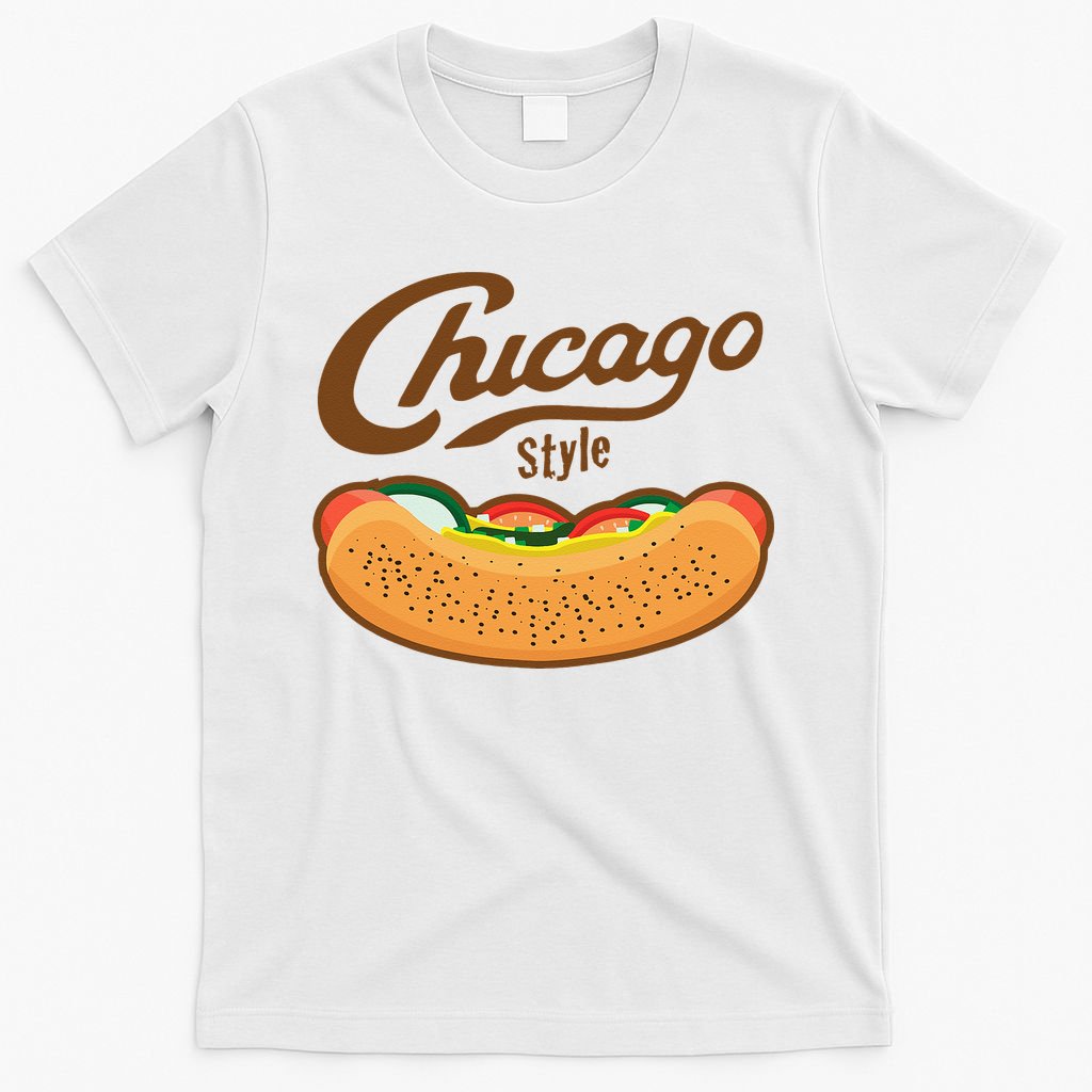 Chicago Style Hot Dog Summer T-Shirt