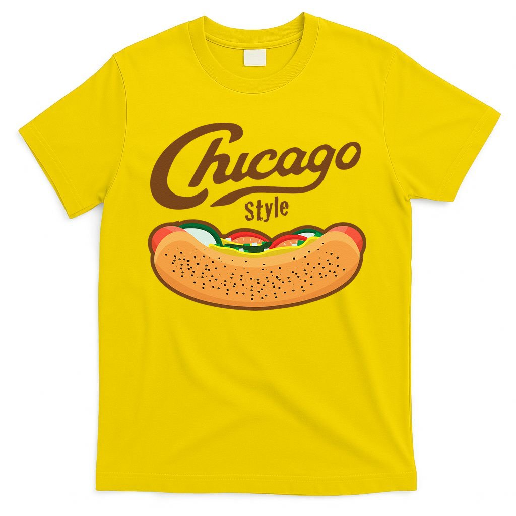 Chicago Style Hot Dog Summer T-Shirt