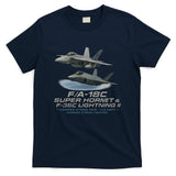 Carrier Strike Pair – F/A-18F & F-35C T-Shirt