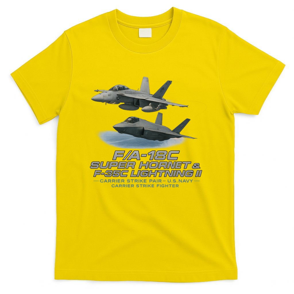 Carrier Strike Pair – F/A-18F & F-35C T-Shirt