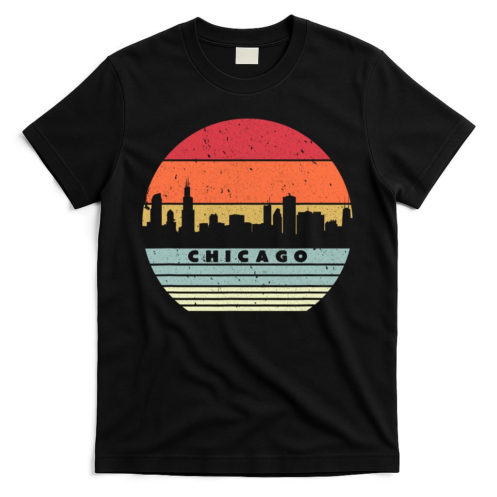 Chicago Souvenir Shirt. Retro Style USA Skyline T-Shirt
