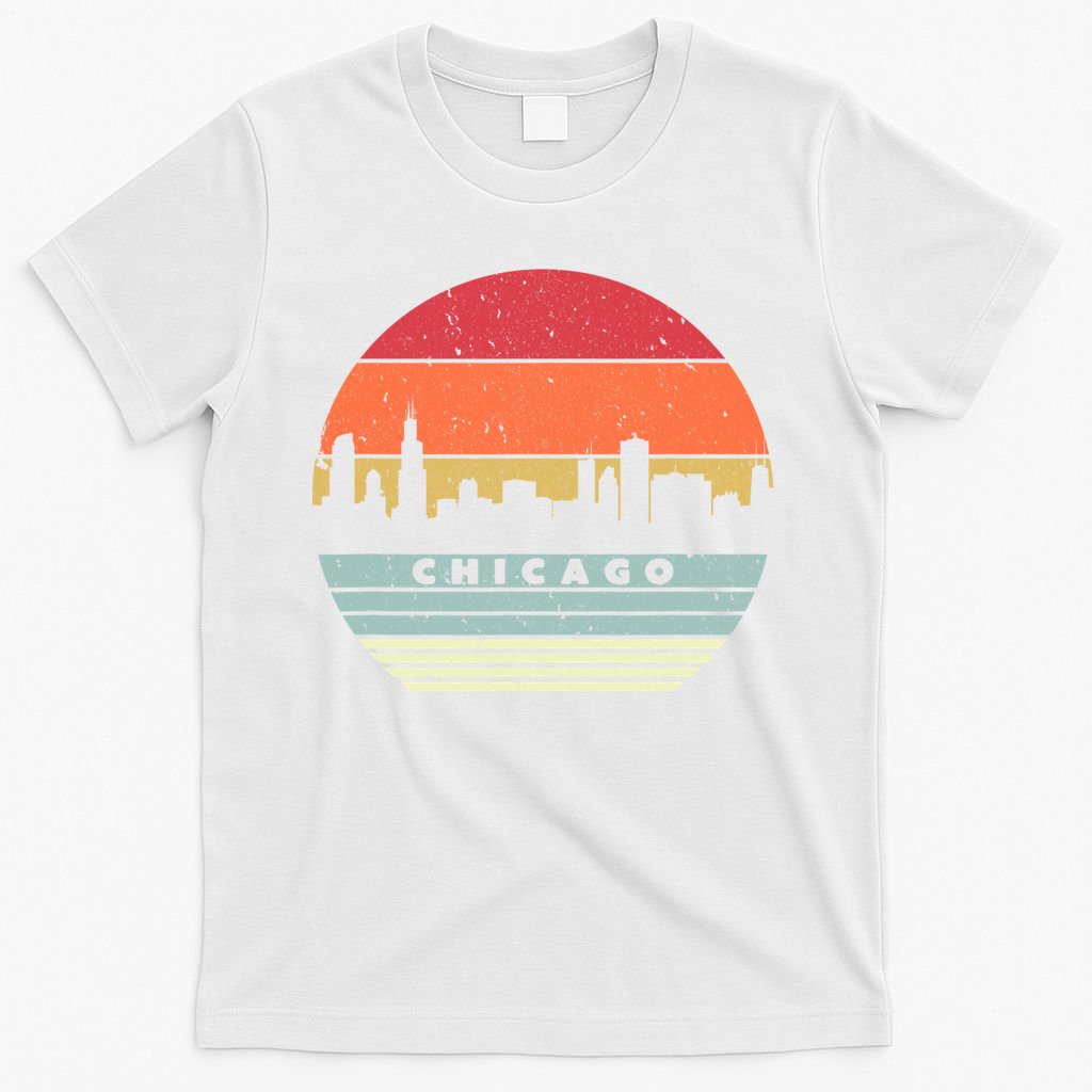 Chicago Souvenir Shirt. Retro Style USA Skyline T-Shirt