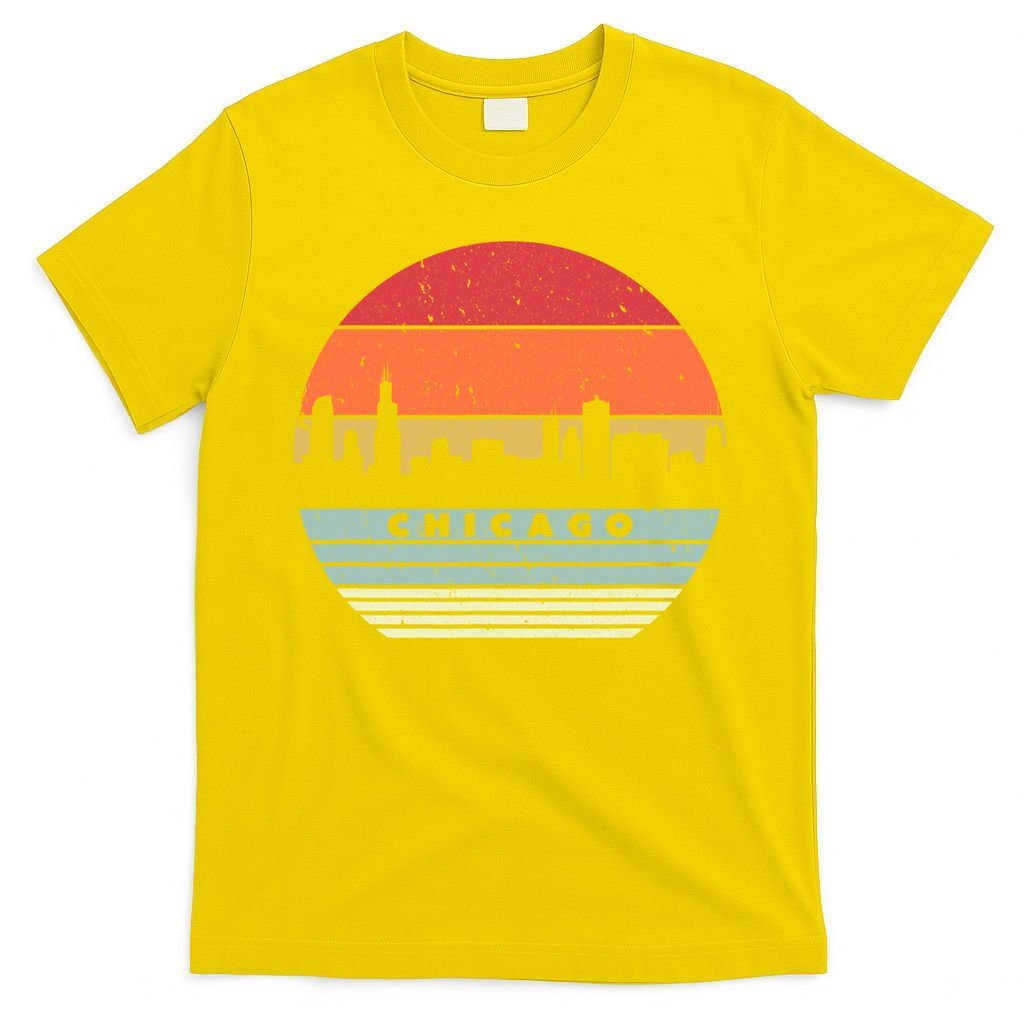 Chicago Souvenir Shirt. Retro Style USA Skyline T-Shirt