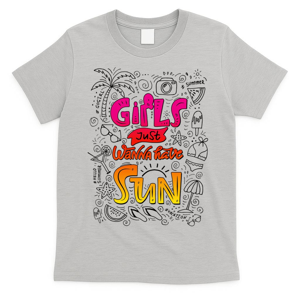Cute Summer Time Girls Just Wanna Have Sun T-Shirt