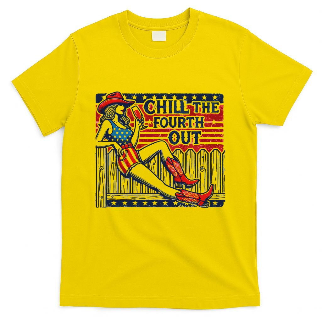 Chill The Fourth Out Funny 4th Of July T-Shirt