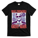 Cute Trump Make Fireworks Great Again 4th Of July 2025 T-Shirt