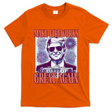 Cute Trump Make Fireworks Great Again 4th Of July 2025 T-Shirt