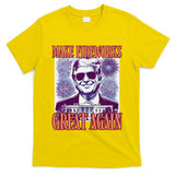 Cute Trump Make Fireworks Great Again 4th Of July 2025 T-Shirt
