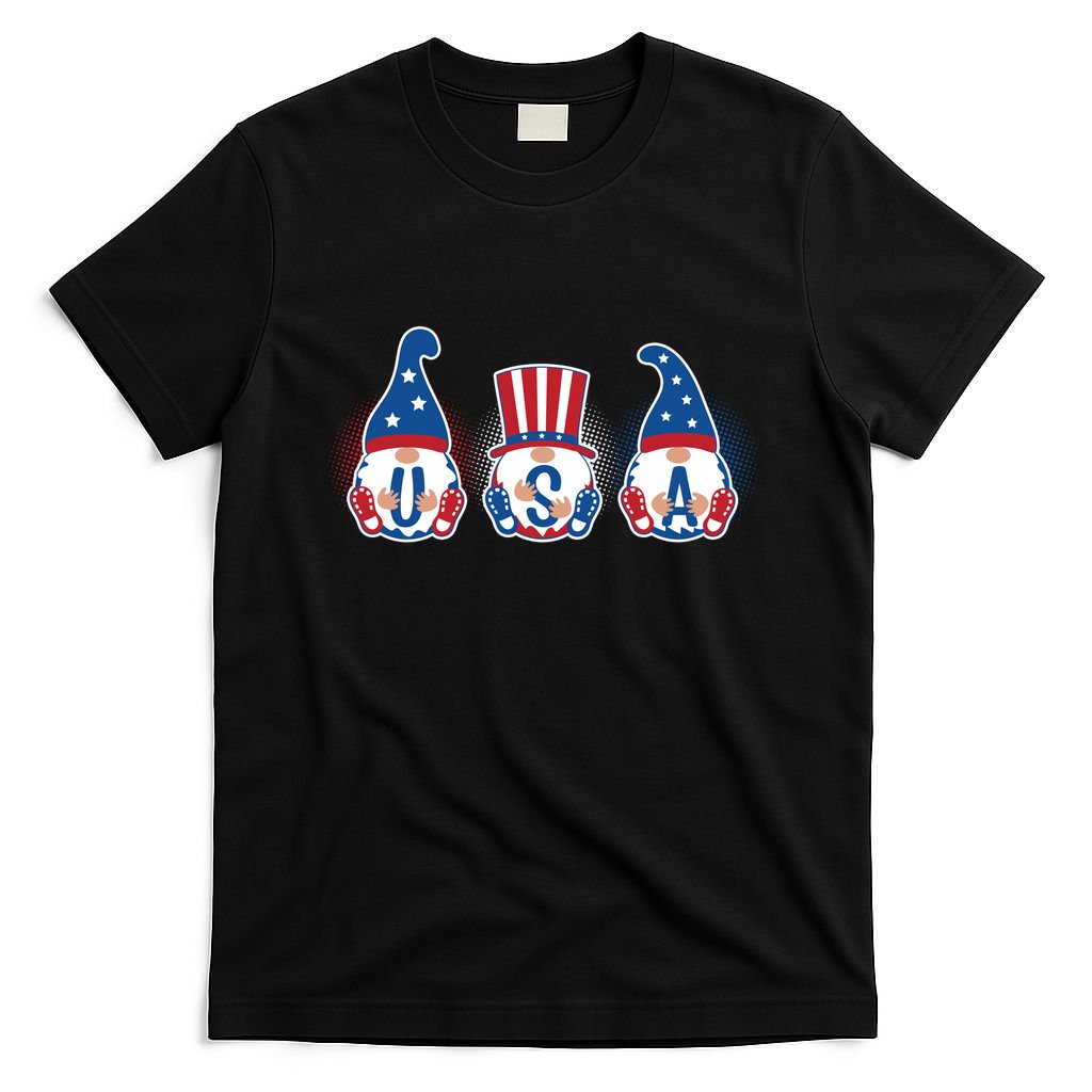 Cute USA American Gnomes T-Shirt