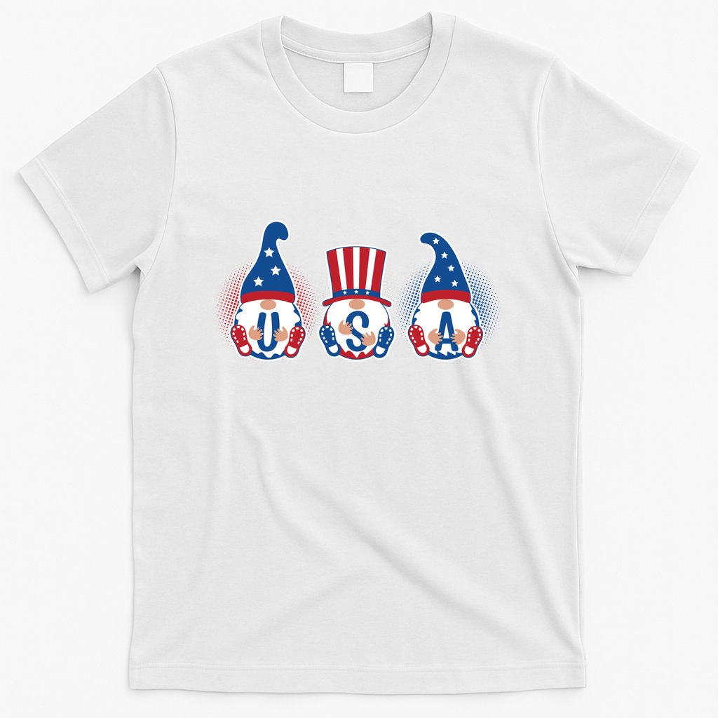 Cute USA American Gnomes T-Shirt