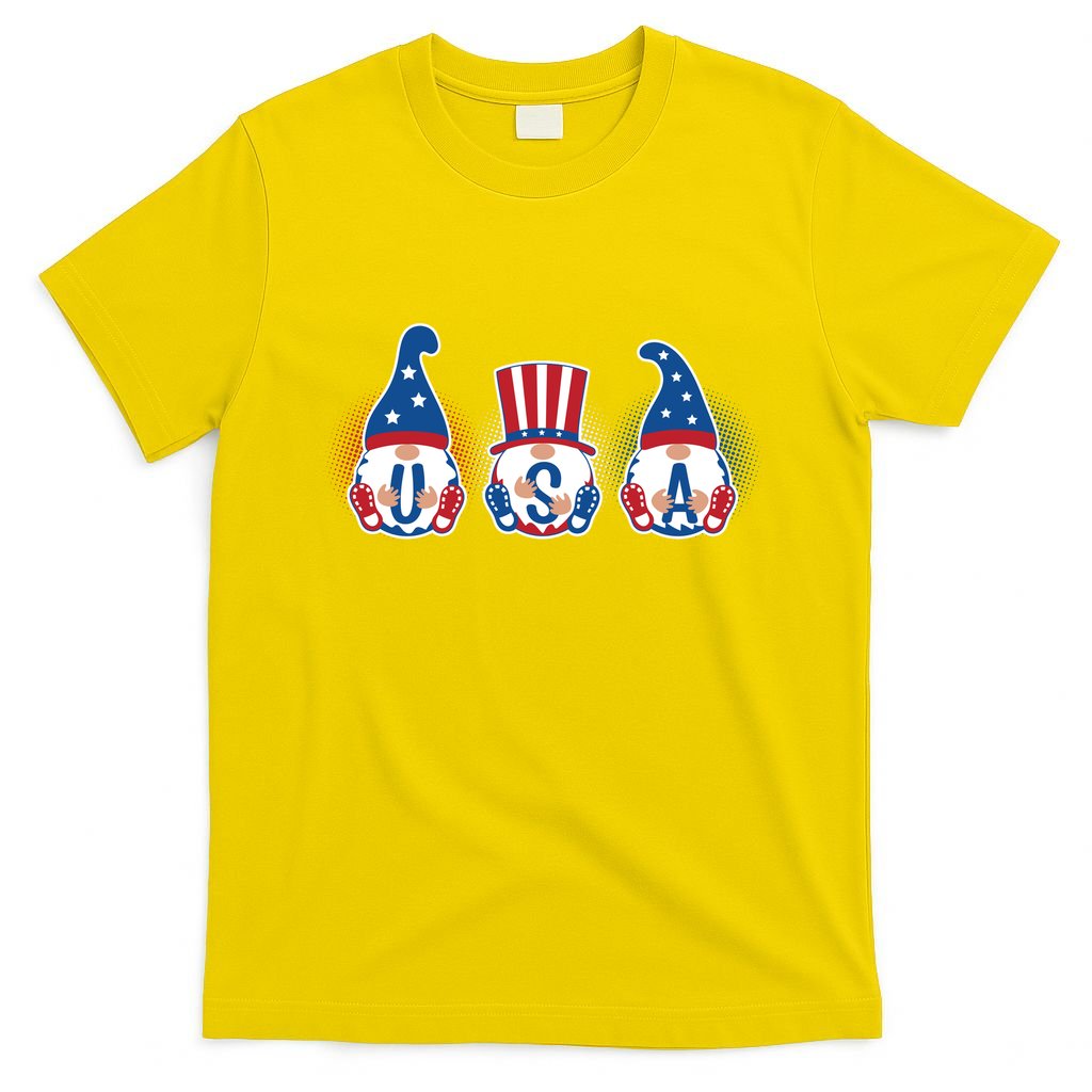 Cute USA American Gnomes T-Shirt