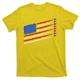 Cool USA American Flag Air Show Jet Planes T-Shirt