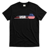 Cool USA Curling Team Sports Logo T-Shirt