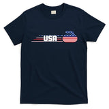 Cool USA Curling Team Sports Logo T-Shirt