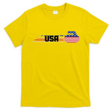 Cool USA Curling Team Sports Logo T-Shirt
