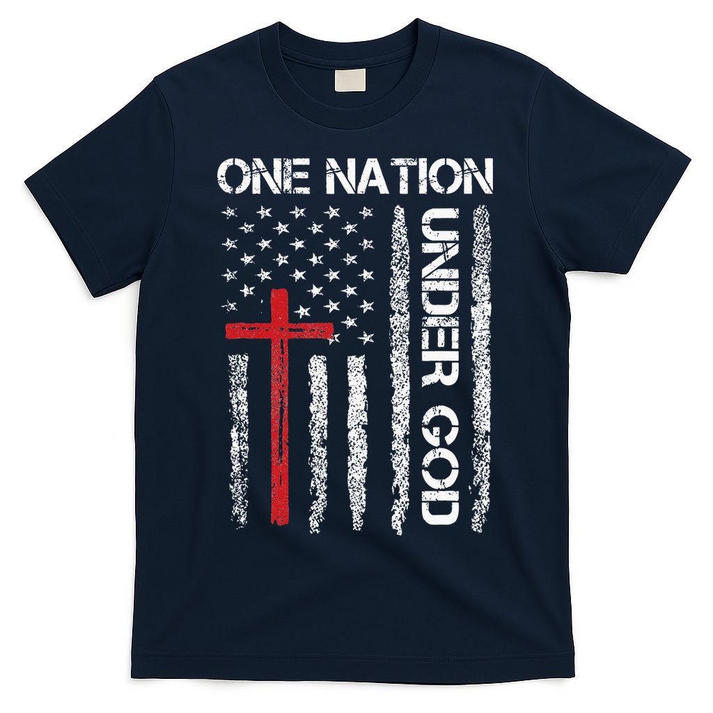 Christian USA Flag Christian Faith Family T-Shirt