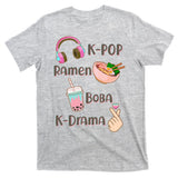 Cute K-Pop Raman Boba K-Drama T-Shirt