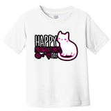 Cute Kitty Cat Valentines Day Meowtines Toddler T-Shirt