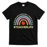 Cute Rainbow Teacher Life #teacherlife T-Shirt