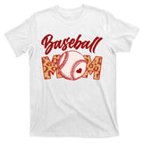 Cute Stylish Leopard Print Baseball Mom T-Shirt