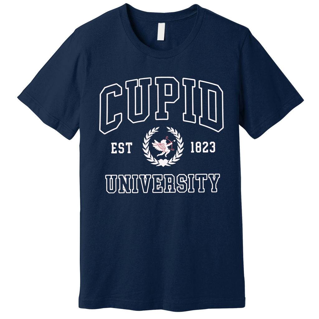 Cupid University Valentine Day Premium T-Shirt