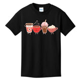 Cute Valentine Day Coffee Lover Kids T-Shirt
