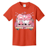 Cute Valentines Day Gnome Couple Love Kids T-Shirt