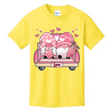 Cute Valentines Day Gnome Couple Love Kids T-Shirt