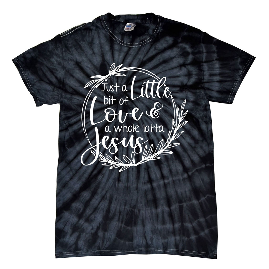 Christian Valentines Or Any Day Love And Jesus For Believers Tie-Dye T-Shirt