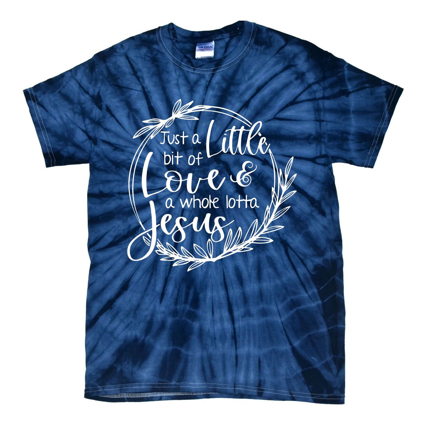 Christian Valentines Or Any Day Love And Jesus For Believers Tie-Dye T-Shirt