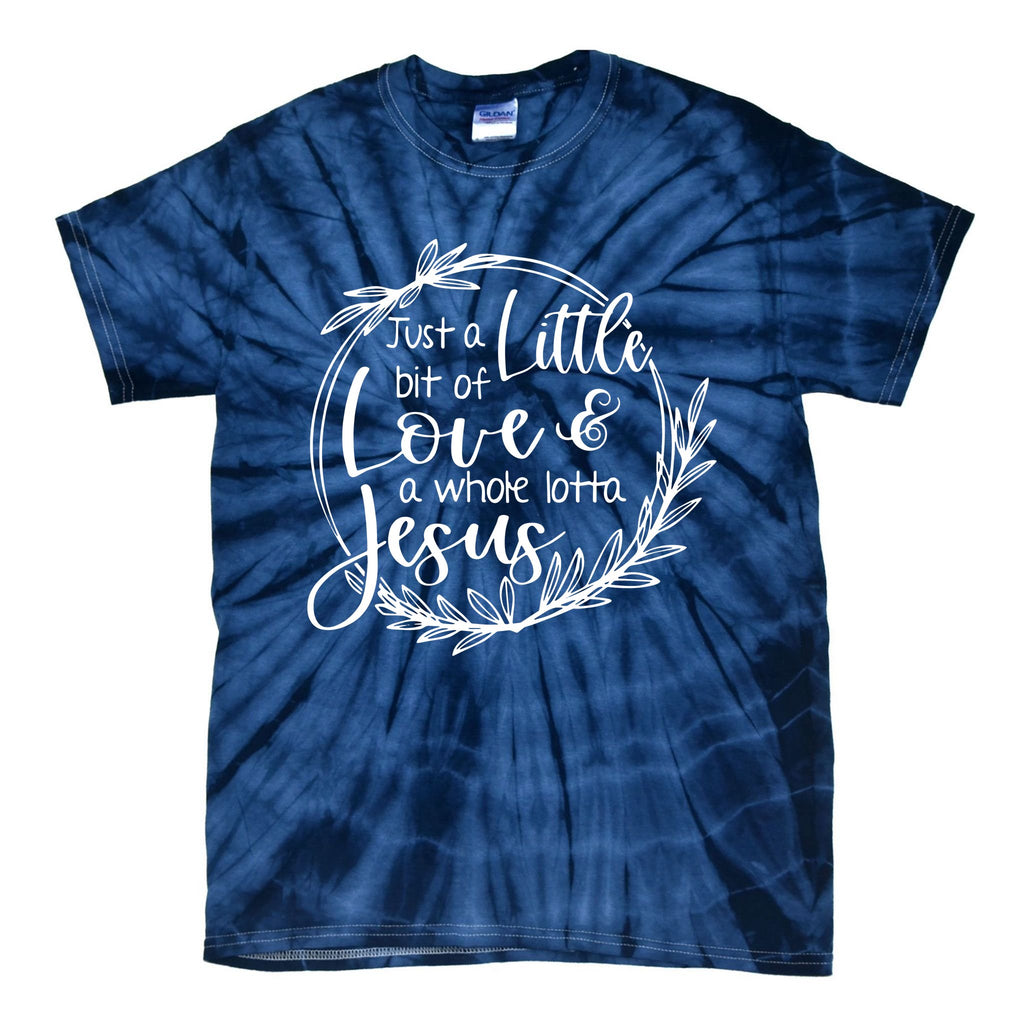 Christian Valentines Or Any Day Love And Jesus For Believers Tie-Dye T-Shirt