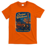 Crusin' Woodwaard A Michigan Tradition Totem Pole Teds T-Shirt