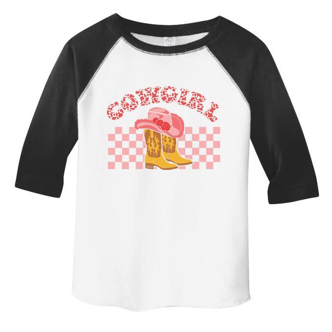 CowGirl Western Valentine Cowhide Gift For Valentine Day Toddler Fine Jersey T-Shirt