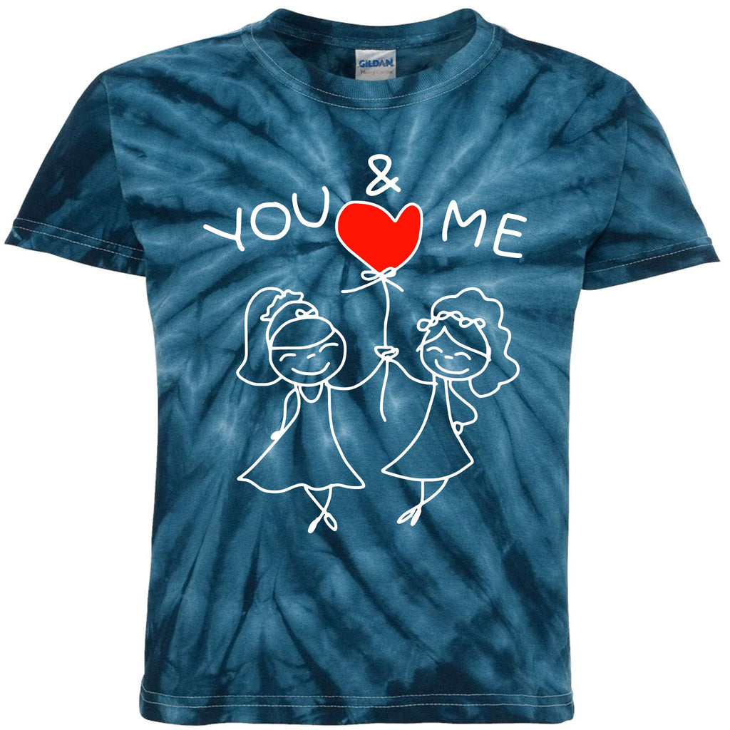 Couple You And Me Kids Tie-Dye T-Shirt